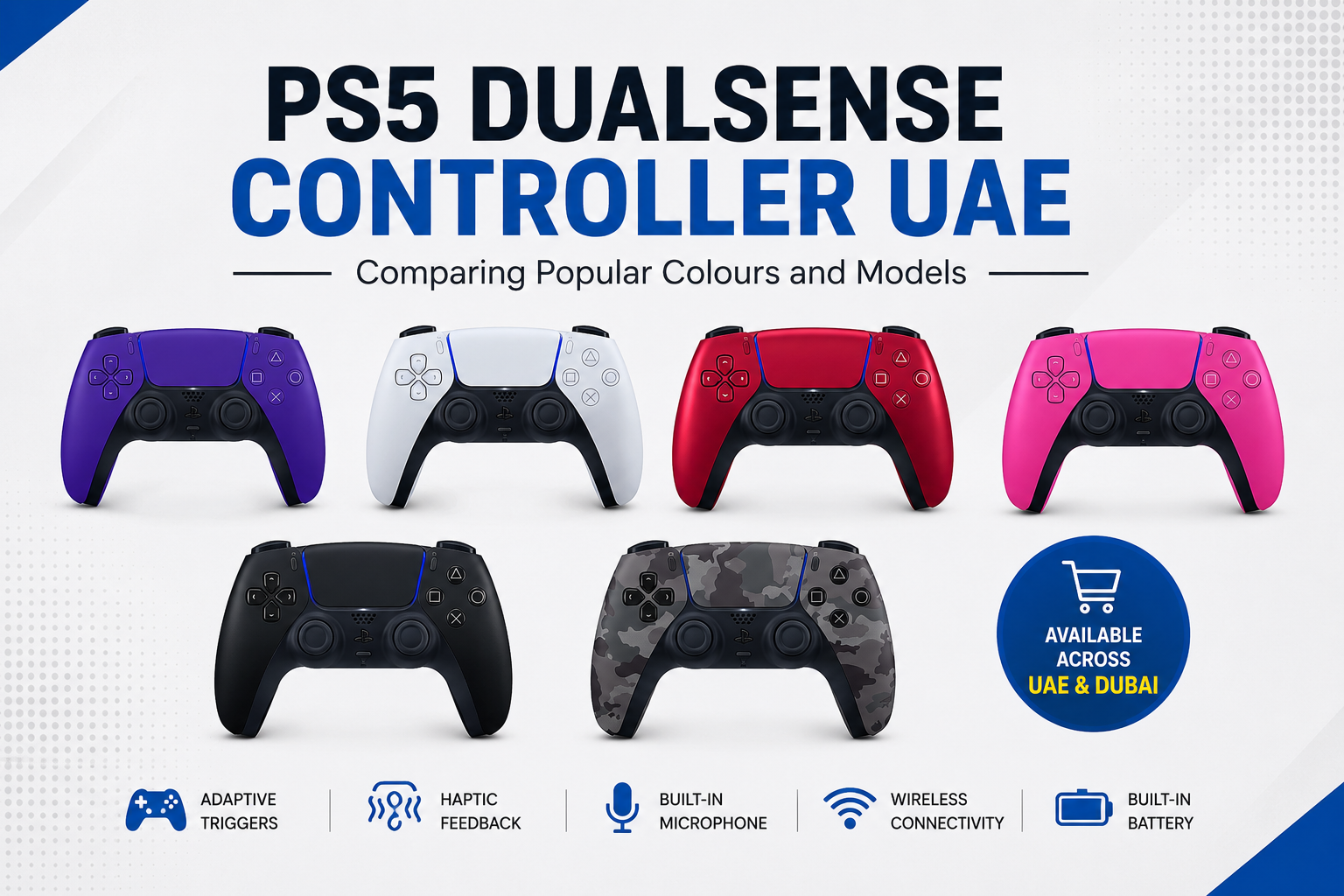 Gaming accessories - PS5 dual sense controller UAE